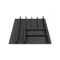 Organizator de tacâmuri negru 48 x 47 cm Wood Line – Elletipi
