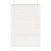 vidaXL Jaluzea plisată alb 100x150cm Lățime țesătură 99,4cm poliester