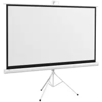 HOMCOM Ecran Proiecție Portabil 84 Inch, Suport Inclus, Ecran 4K HD 16:9, Vizionări Exterioare/Interioare | Aosom Romania
