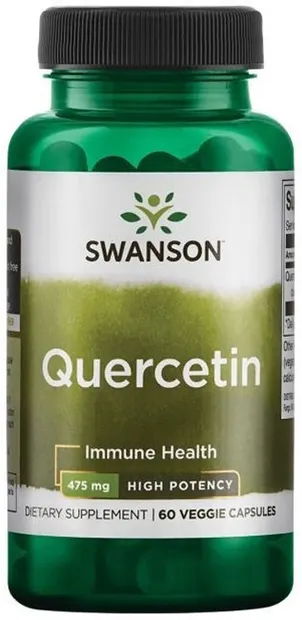 Quercetin, High Potency, 475 mg, 60 capsule, Swanson