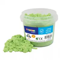 Nisip senzorial modelabil verde lime Play sand 1 kg PLAYBOX PB2472017