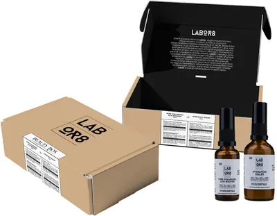 Labor8 Kit - Booster cu acid hialuronic și sigilant hidratant, 30 + 50 ml