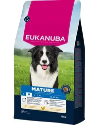 EUKANUBA Mature Medium Breeds Chicken 15 kg hrană câini maturi rase medii, bogată în pui proaspăt