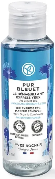 Yves Rocher Pur Bleuet Soluție de curățare a ochilor Express, 100 ml