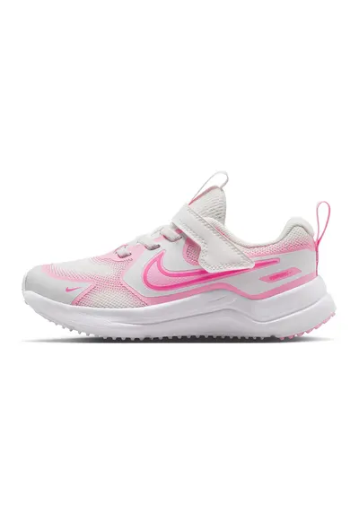 - Pantofi Cosmic cu velcro pentru alergare - Alb/Fucsia