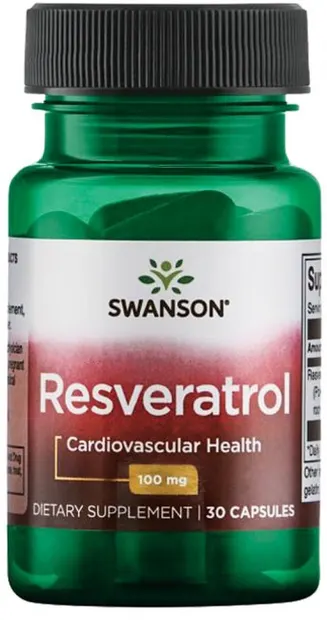 Resveratrol, 100 mg, 30 capsule, Swanson