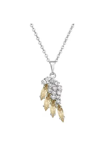 Colier cu cristale Swarovski Crystal / Golden Shadow 7430-6046-03 - Argintiu - Auriu