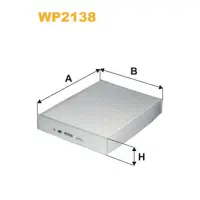 Filtru, aer habitaclu WIX FILTERS WP2138