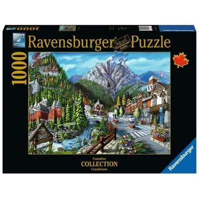 Puzzle Orasul Banff, 1000 Piese