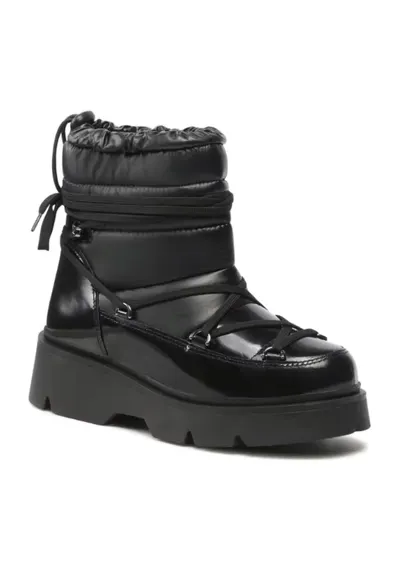 Ghete dama - 5904862281094 - Negru - Textil - Negru