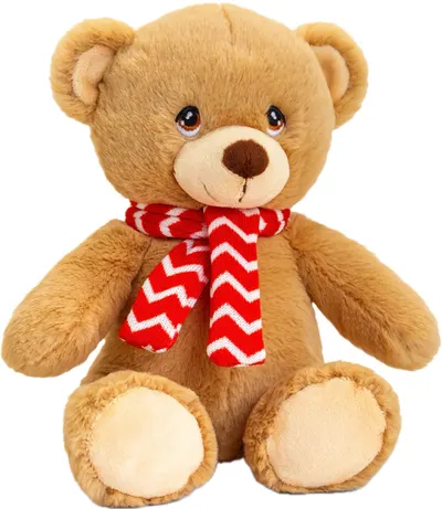 Jucărie de plus Keel Toys Keeleco - Urs cu fular, 25 cm