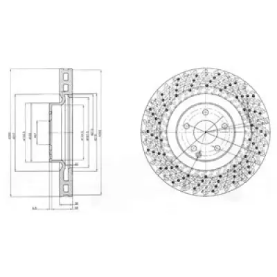 Disc frana DELPHI BG9878