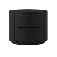 Noptieră Modernă Multifuncțională cu Încărcare Wireless, Iluminare LED și Sistem de Securitate cu Amprentă-BLACK