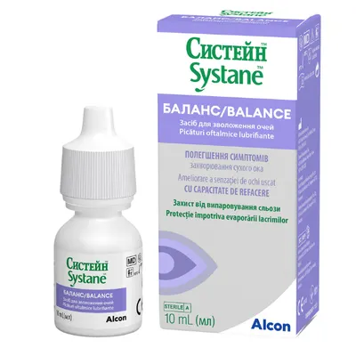 Systane Balance picaturi oftalmice lubrifiante, Alcon | 10 ml