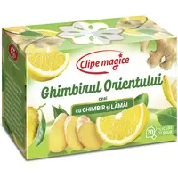 Ceai Clipe Magice cu Ghimbir si Lamai 'Ghimbirul Orientului' 20dz