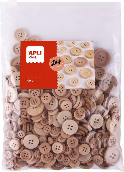 Nasturi din lemn Apli - 400 bucăți