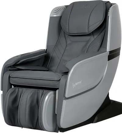 Scaun de masaj Casada - EcoSonic + sistem Braintronics, gri închis/argintiu