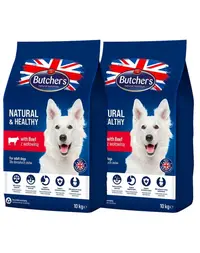 BUTCHER'S Natural&Healthy hrana caini cu vita 20 kg (2 x 10 kg)