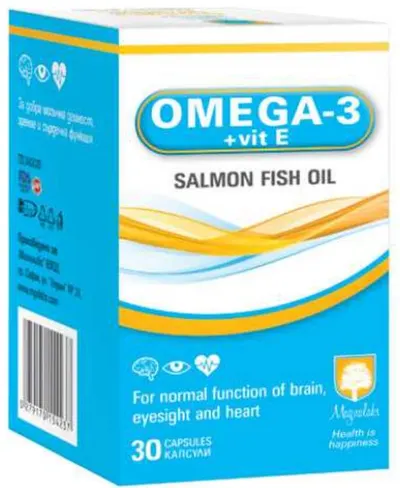 Omega-3 + vit E, 30 capsule, Magnalabs