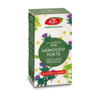 Hepatofit forte, 63 capsule, Fares