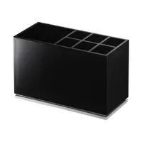Suport pentru periuța de dinți negru din plastic Mist – YAMAZAKI