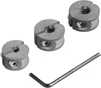 Set de limitatoare pentru burghie Wolfcraft - 6 - 10 mm, 3 buc