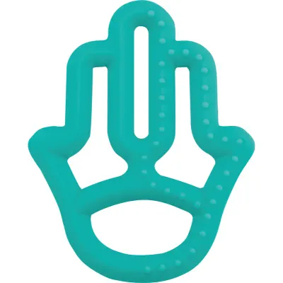 Minikoioi Teether Silicone jucărie pentru dentiție 3m+ Green 1 buc