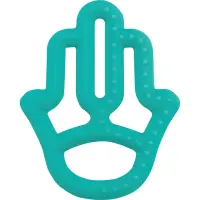 Minikoioi Teether Silicone jucărie pentru dentiție 3m+ Green 1 buc