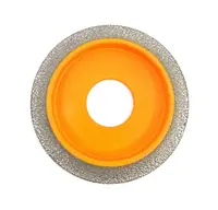 Freza diamantata pentru profilare granit, marmura, gresie Profil Semirotund Half Bullnose, R-10mm, ∅75x22,23mm - DXDY.FPP.HBN10