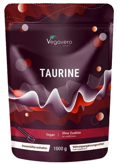 Taurine, 1000 mg, 1 kg, Vegavero