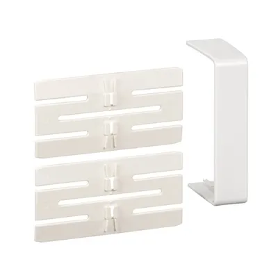 OptiLine 45 - piesa capac - 95 x 55 mm - PC/ABS - alb polar