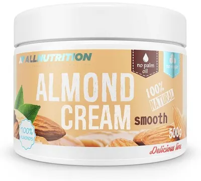 Almond Cream, Smooth, 500 g, AllNutrition