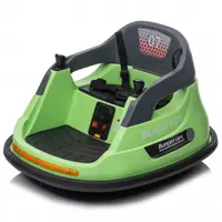 Masinuta busitoare cu telecomanda, Kinderauto Bumper, 70W 12V, verde