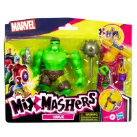 Figurina articulata cu accesorii, Marvel Avengers, Mixmashers, Hulk, F9270