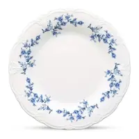 Farfurie albă/albastră din porțelan ø 27,5 cm Retro – BonBistro