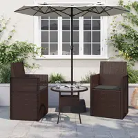 vidaXL Perne de Șezut 2 buc. Poliester Antracit 47 x 36 x 2 cm