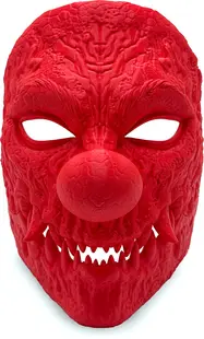 Print 3D de la 3D Morph Lab - Clown, mască de față, roșie