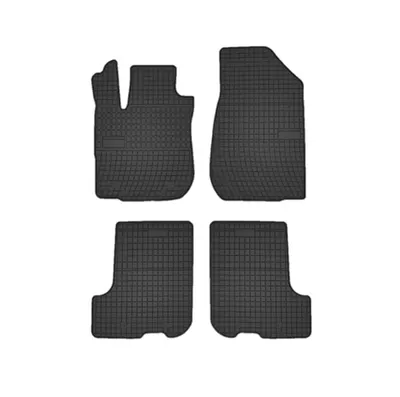 Set covorase auto din cauciuc Dacia Sandero Stepway 2 2018- prezent, presuri FROGUM, Negru