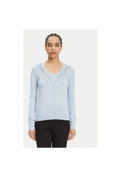 Bluza dama ACMA001920 - Viscoza/Nylon - Albastru - Albastru