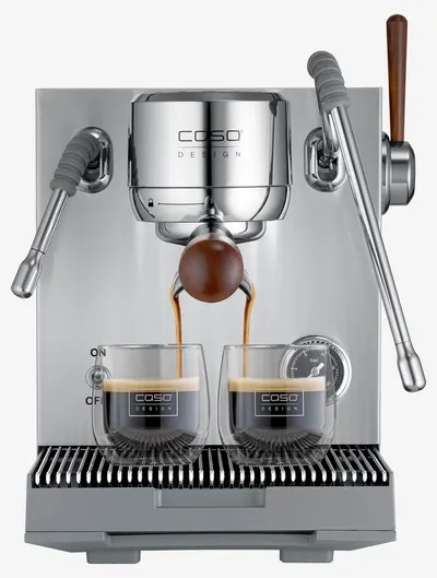 Aparat de cafea CASO - EspressoGourmet Advanced, 19 bar, 3000 W, argintiu