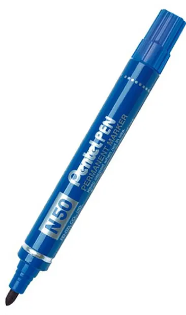 Marker permanent Pentel N50 - 2.0 mm, albastru