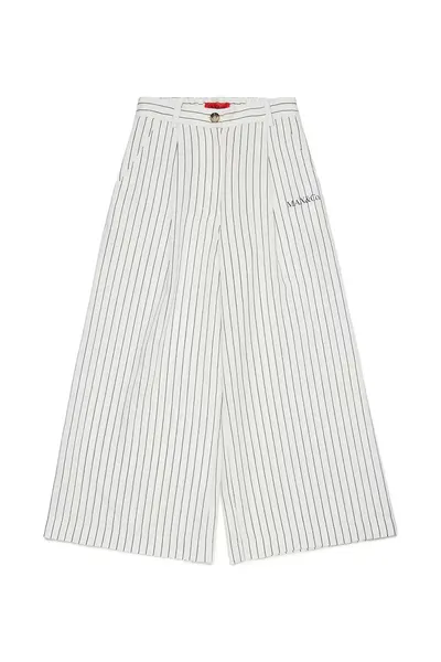 Max&Co. pantaloni pentru copii, cu vâscoză MAXP47F TROUSERS