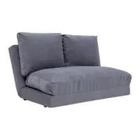 Canapea gri extensibilă 120 cm Taida – Balcab Home