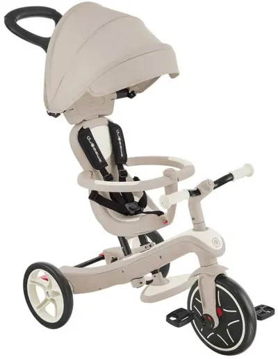 Tricicletă pentru copii 4 în 1 Globber - Explorer Trike Ecologic, cocos