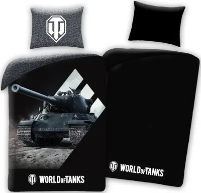 Set lenjerie de pat copii Halantex - World of Tanks