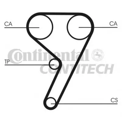 Set curea de distributie CONTITECH CT881K3
