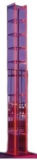Suport CD Spectral - CDL165 Red Light, transparent