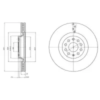 Disc frana DELPHI BG9109C