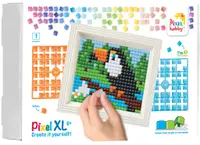 Set creativ cu cadru și pixeli Pixelhobby - XL, Toucan