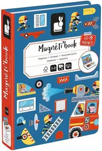 Carte magnetică pentru copii Janod - Pompierii